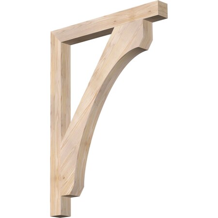 Ekena Millwork Legacy Block Smooth Bracket, Douglas Fir, 3 1/2"W x 34"D x 46"H BKT04X34X46LEC05SDF